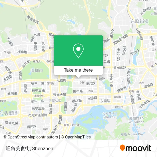 旺角美食街 map