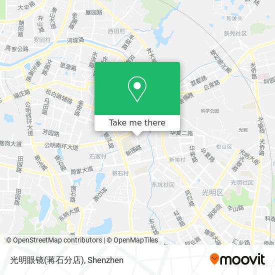 光明眼镜(蒋石分店) map