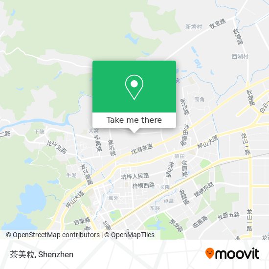 茶美粒 map