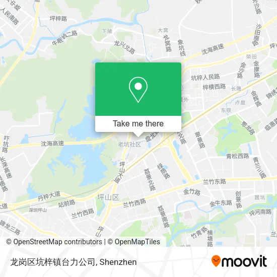 龙岗区坑梓镇台力公司 map