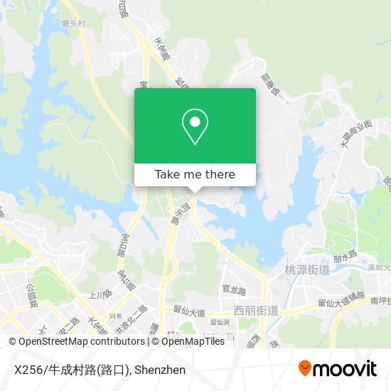 X256/牛成村路(路口) map