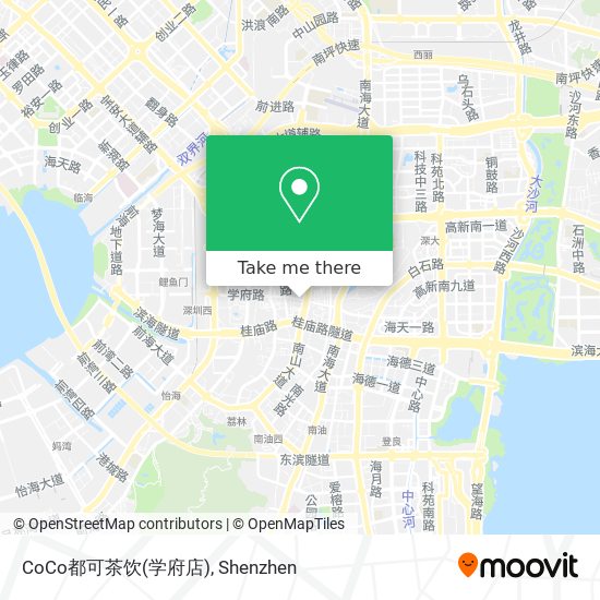 CoCo都可茶饮(学府店) map