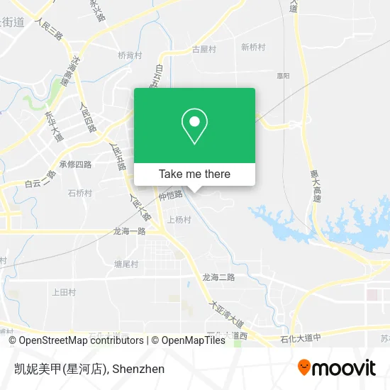 凯妮美甲(星河店) map