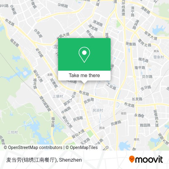 麦当劳(锦绣江南餐厅) map