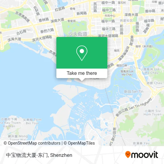 中宝物流大厦-东门 map