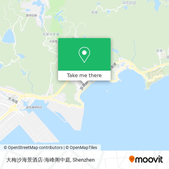 大梅沙海景酒店-海峰阁中庭 map