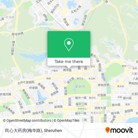 民心大药房(梅华路) map