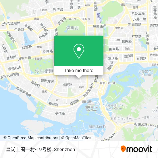 皇岗上围一村-19号楼 map