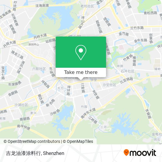 吉龙油漆涂料行 map