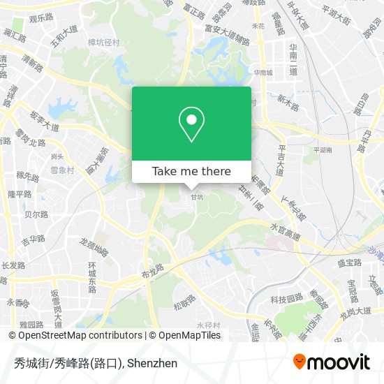 秀城街/秀峰路(路口) map