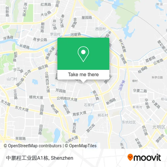 中鹏程工业园A1栋 map