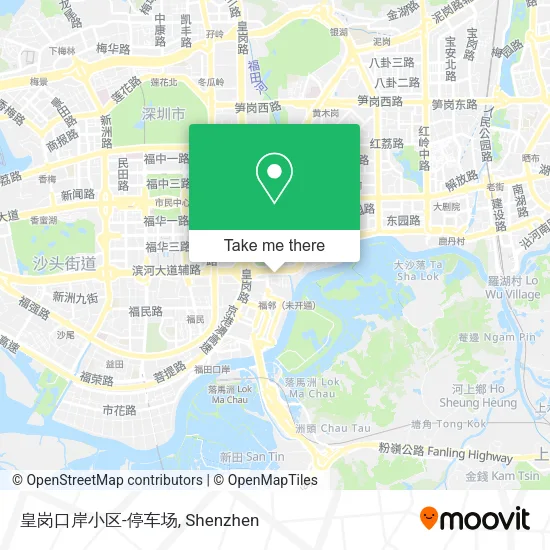 皇岗口岸小区-停车场 map