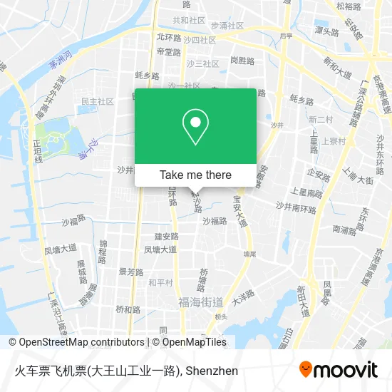 火车票飞机票(大王山工业一路) map