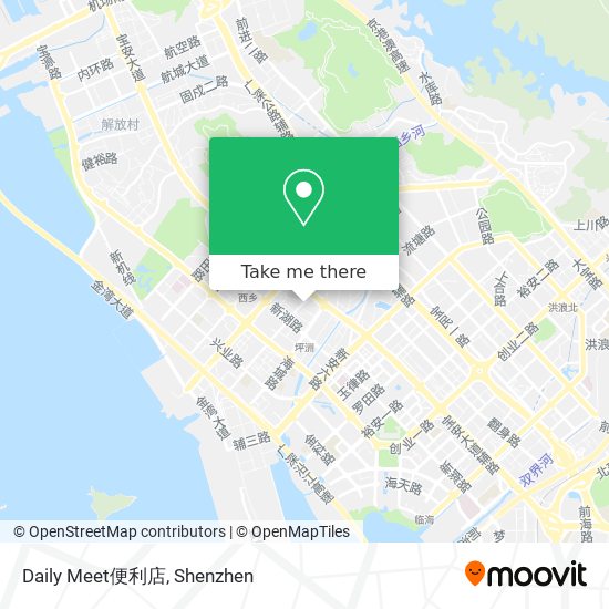 Daily Meet便利店 map