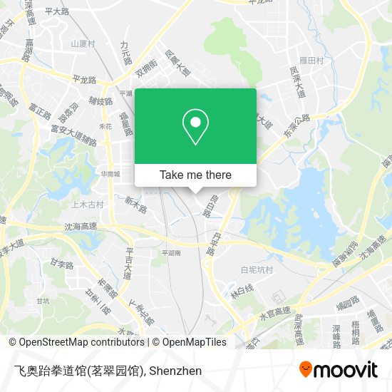 飞奥跆拳道馆(茗翠园馆) map