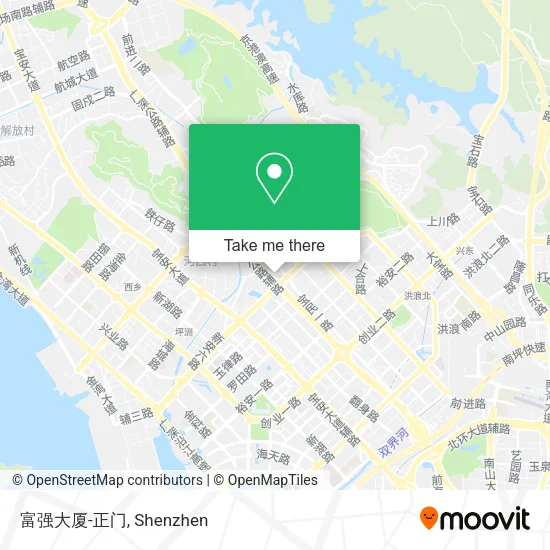 富强大厦-正门 map