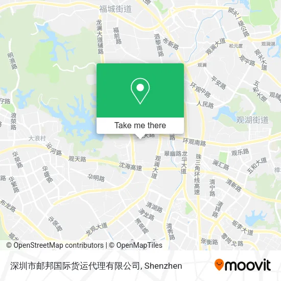 深圳市邮邦国际货运代理有限公司 map