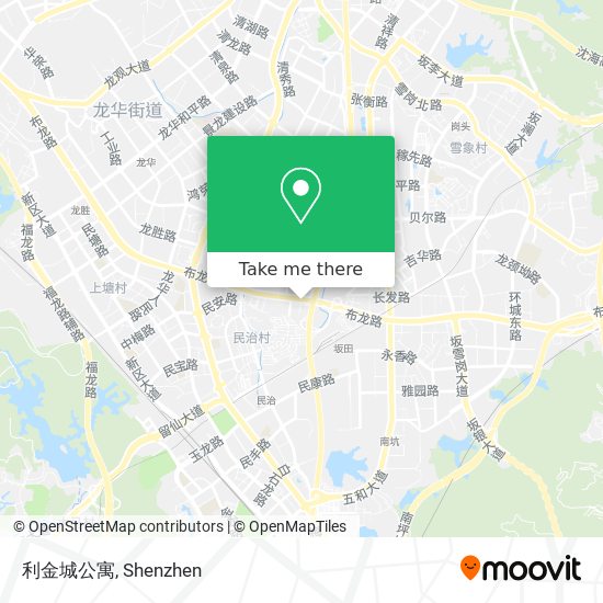 利金城公寓 map