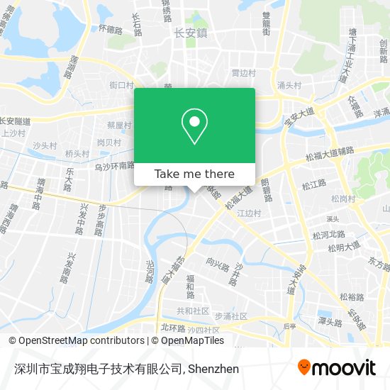 深圳市宝成翔电子技术有眼公司 map