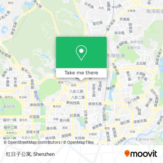红日子公寓 map