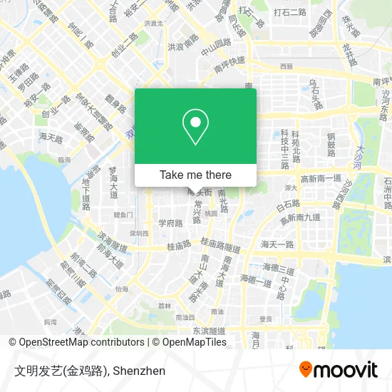 文明发艺(金鸡路) map