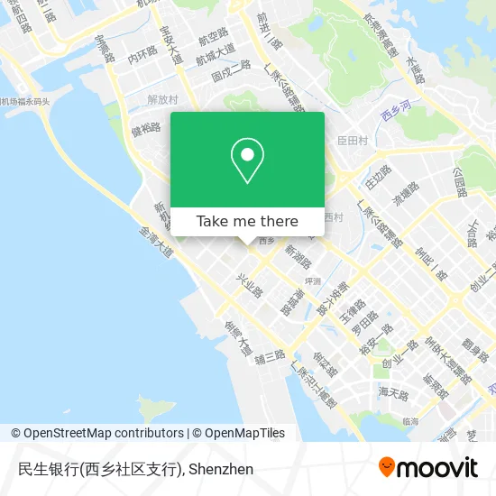 民生银行(西乡社区支行) map
