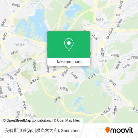 美特斯邦威(深圳横岗六约店) map