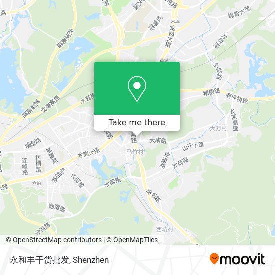 永和丰干货批发 map