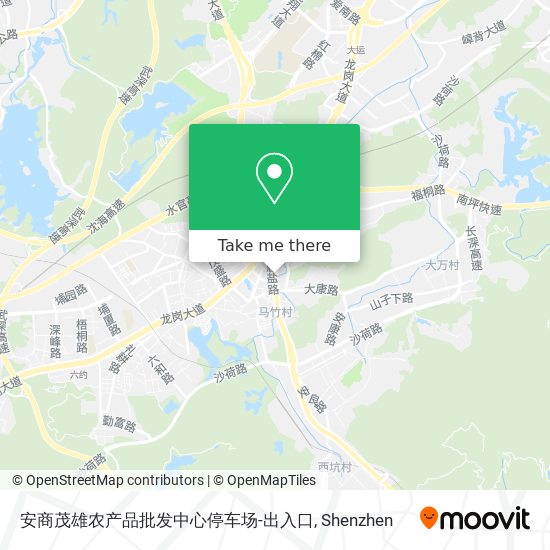 安商茂雄农产品批发中心停车场-出入口 map
