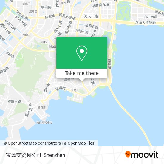 宝鑫安贸易公司 map
