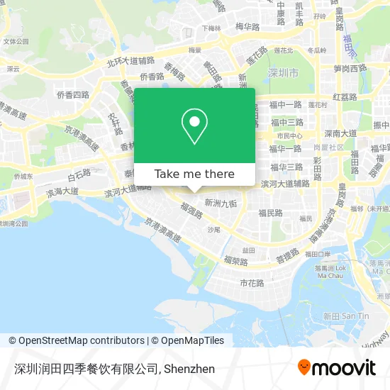 深圳润田四季餐饮有限公司 map