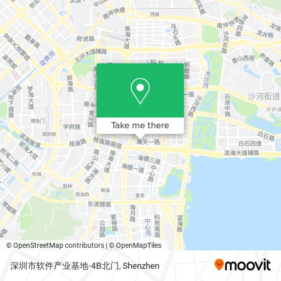 深圳市软件产业基地-4B北门 map