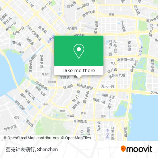 荔苑钟表锁行 map