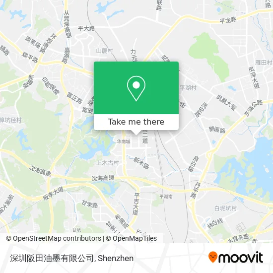深圳阪田油墨有限公司 map