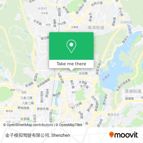 金子模拟驾驶有限公司 map
