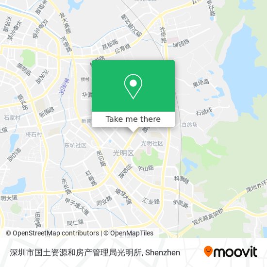 深圳市国土资源和房产管理局光明所 map