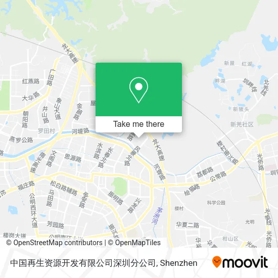 中国再生资源开发有限公司深圳分公司 map
