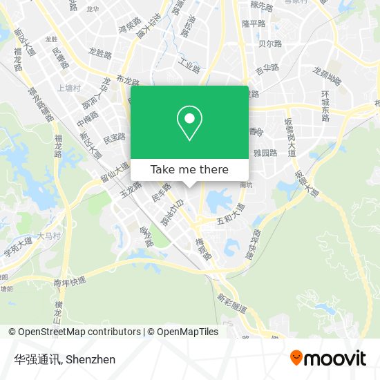 华强通讯 map