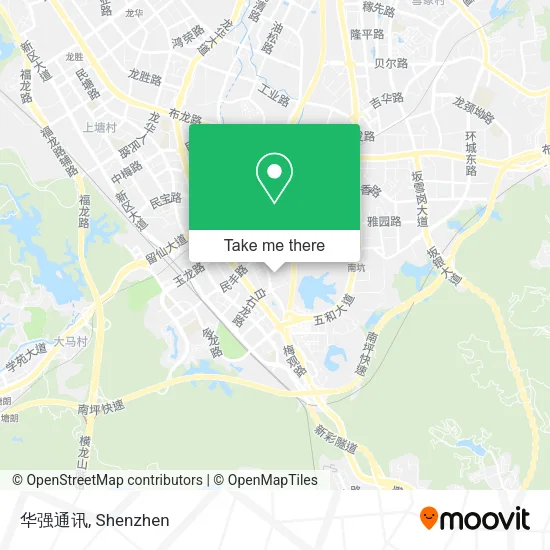 华强通讯 map