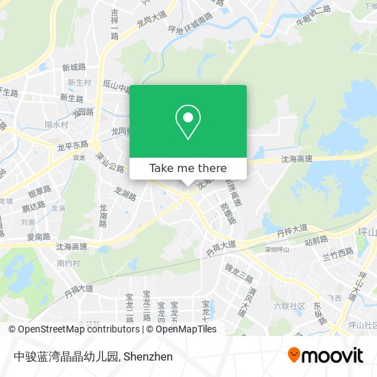 中骏蓝湾晶晶幼儿园 map