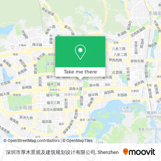 深圳市厚木景观及建筑规划设计有限公司 map