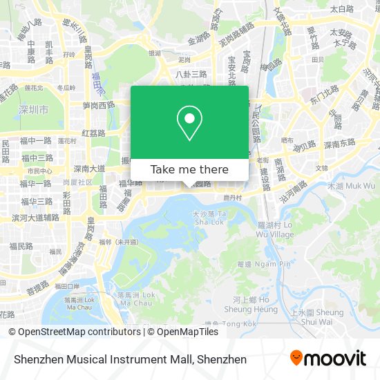 Shenzhen Musical Instrument Mall map