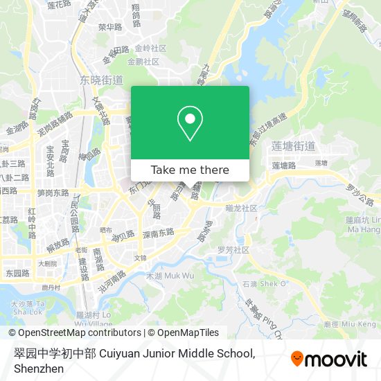 翠园中学初中部 Cuiyuan Junior Middle School map
