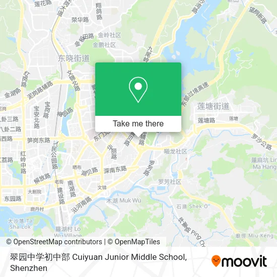 翠园中学初中部 Cuiyuan Junior Middle School map