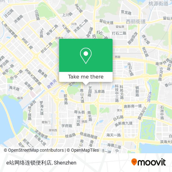 e站网络连锁便利店 map