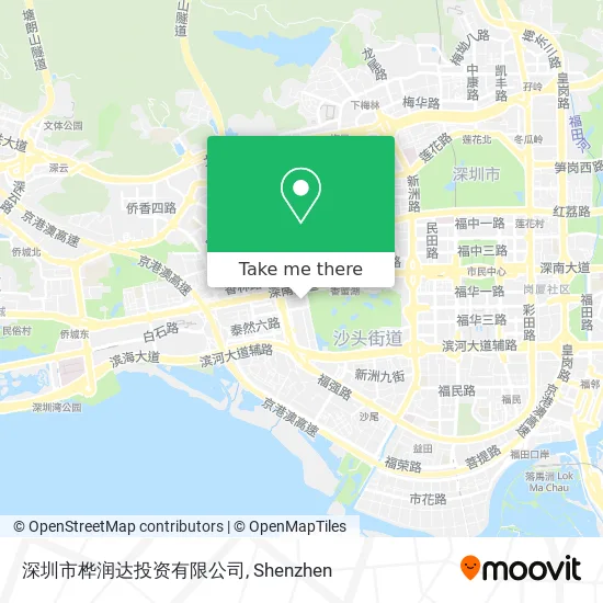 深圳市桦润达投资有限公司 map