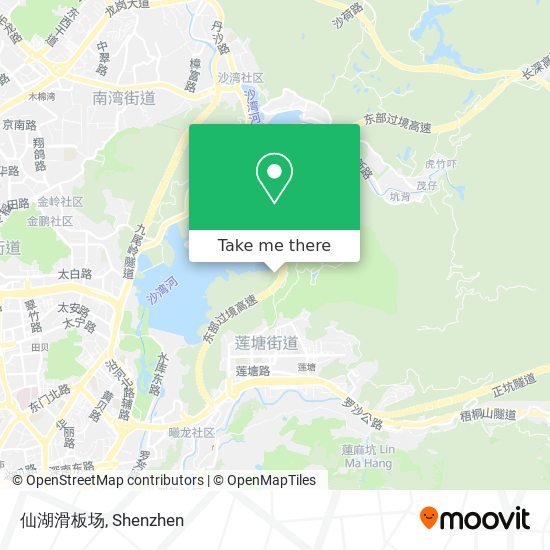 仙湖滑板场 map