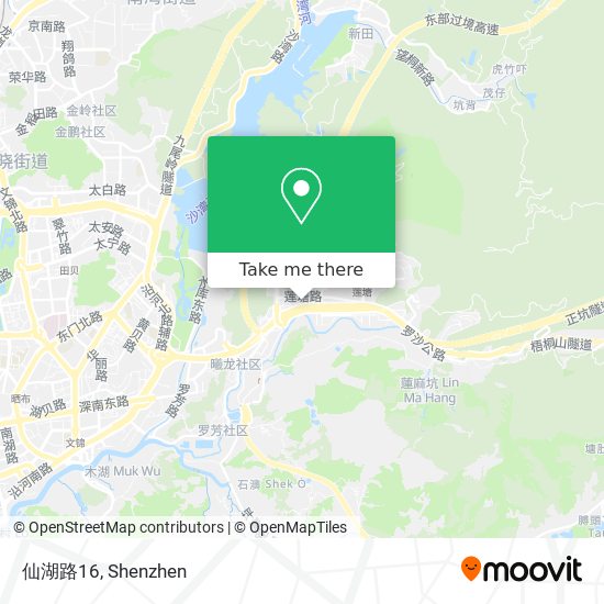 仙湖路16 map