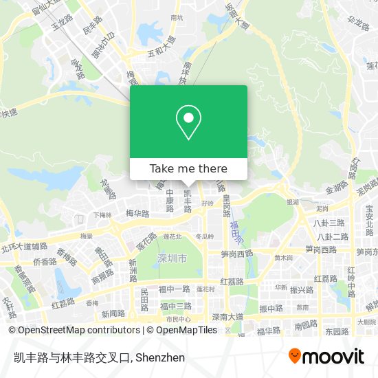 凯丰路与林丰路交叉口 map