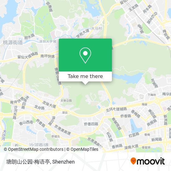 塘朗山公园-梅语亭 map